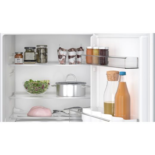 Bosch Series 4 KUR21VFE0G Integrated Under Counter Fridge - White - Control panel shot